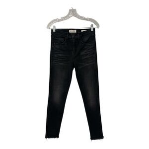 Nili Lotan Jeans Women’s Black Gray 26 High Waisted Skinny Basalt Wash Denim